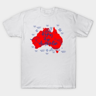 Pray for australia T-Shirt